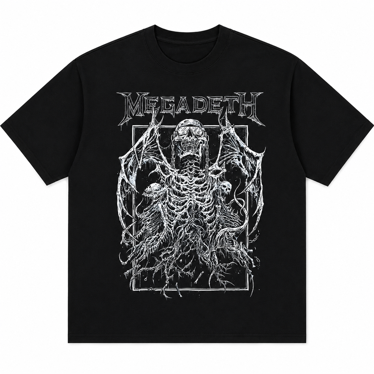 Vintage wash cotton graphic t-shirt for men