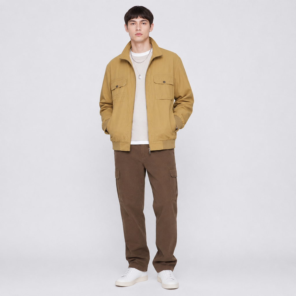 Men's relaxed fit jacket in a versatile design