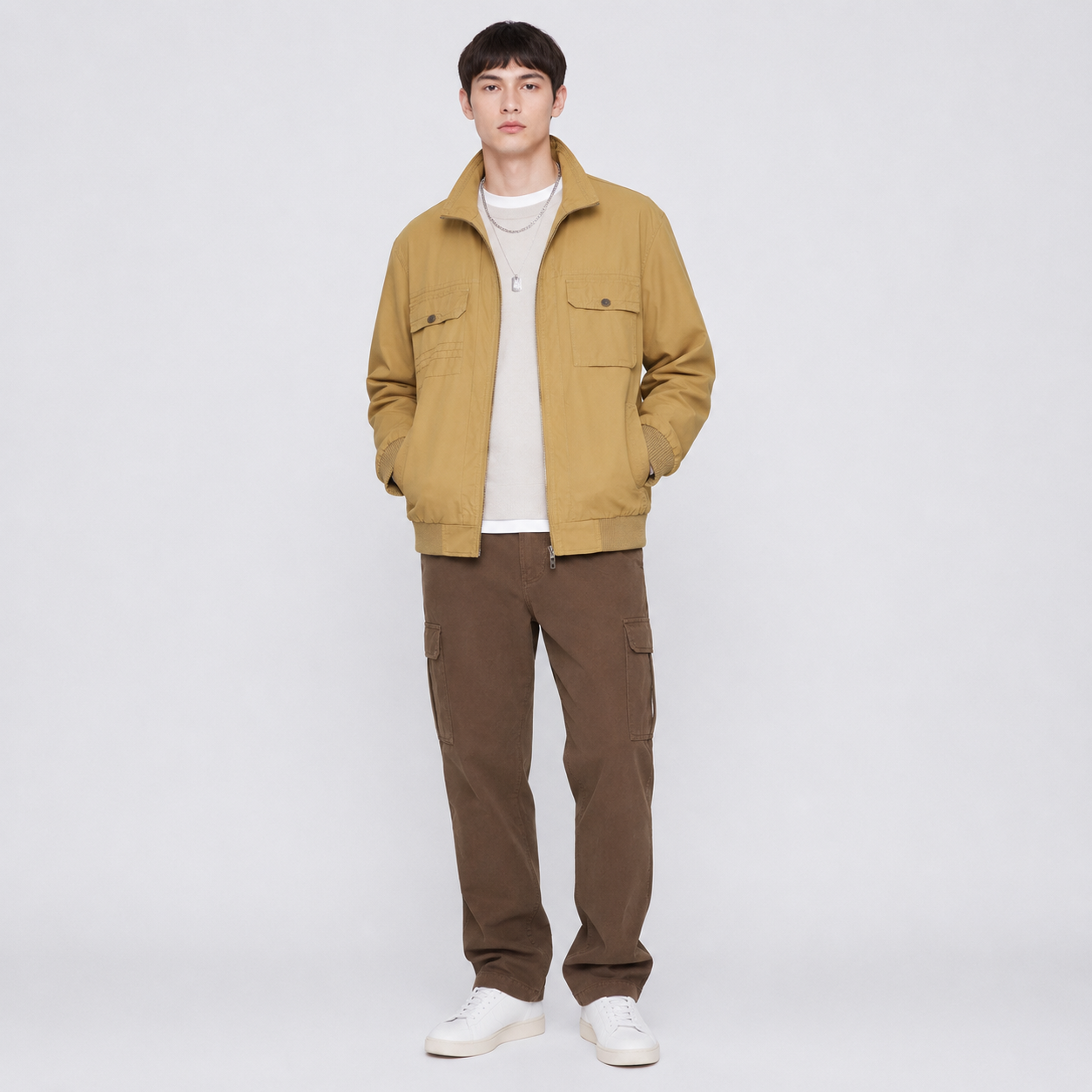 Men's relaxed fit jacket in a versatile design