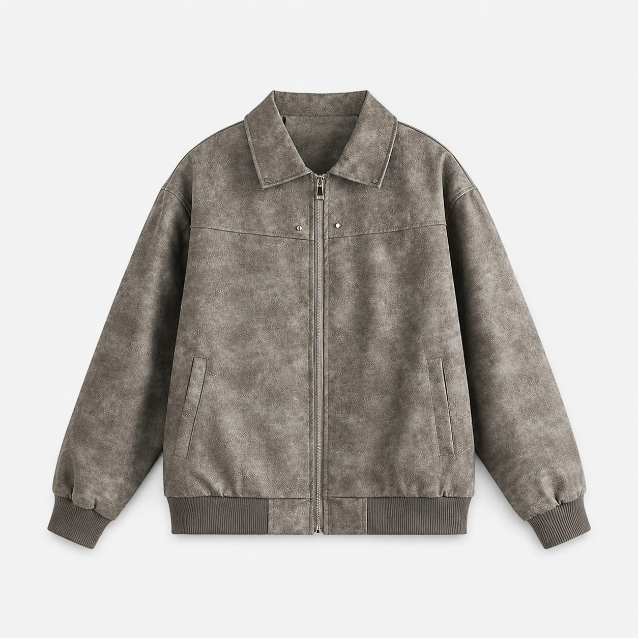 Front view of a men's casual jacket