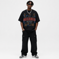 Men's oversized graphic t-shirt in black