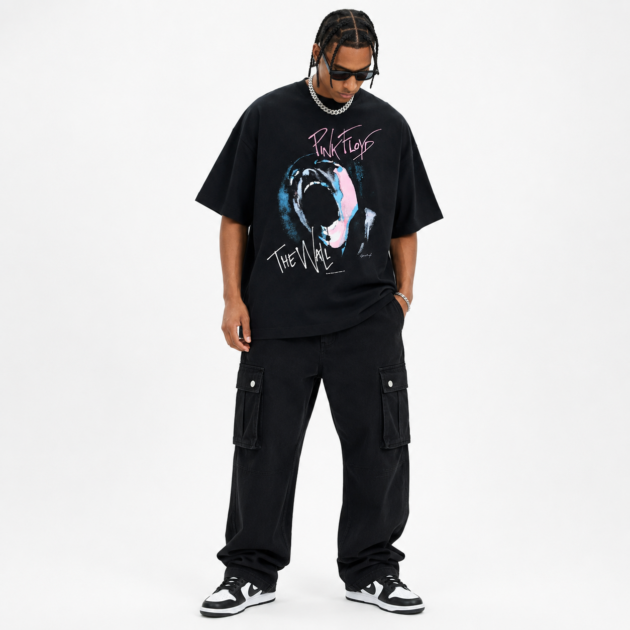 Men's vintage wash graphic print t-shirt
