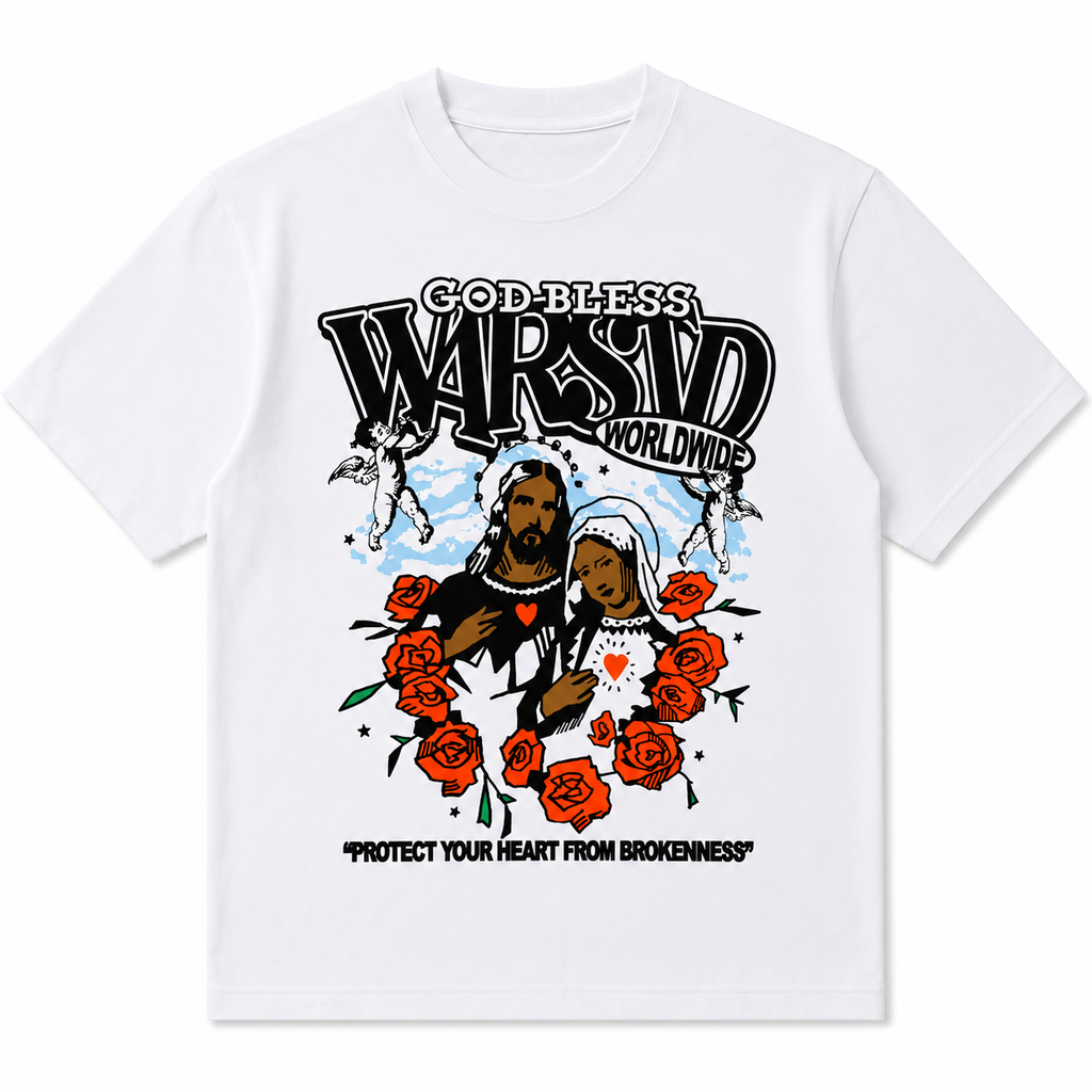 Men's fashion graphic tee with relaxed fit