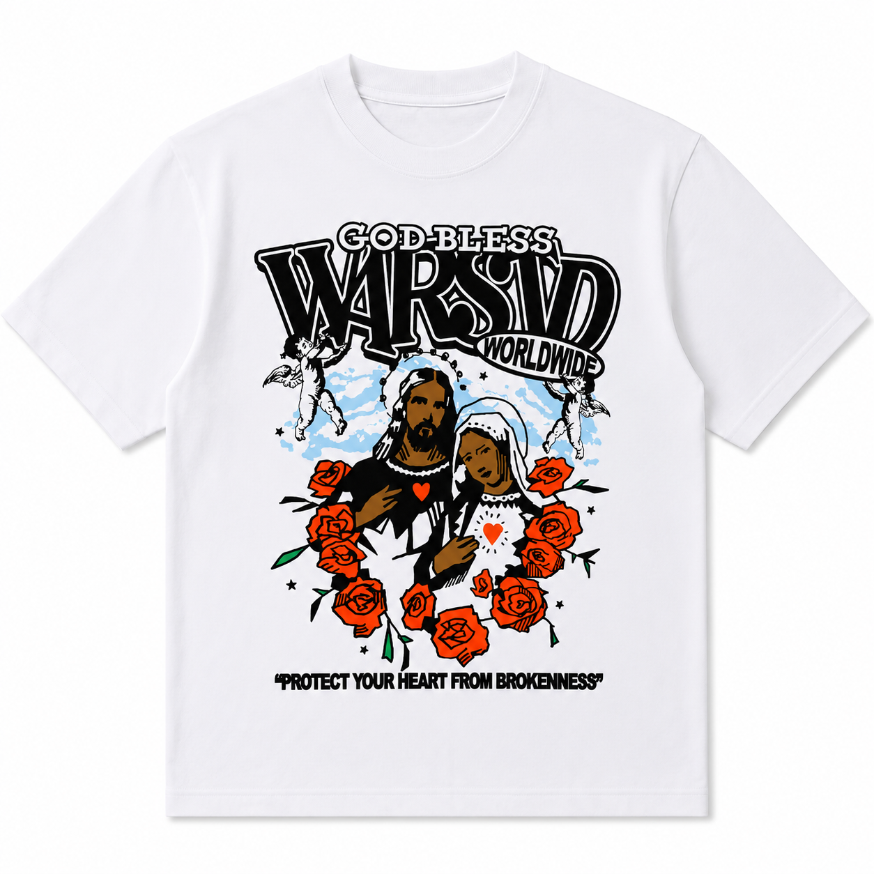 Men's fashion graphic tee with relaxed fit