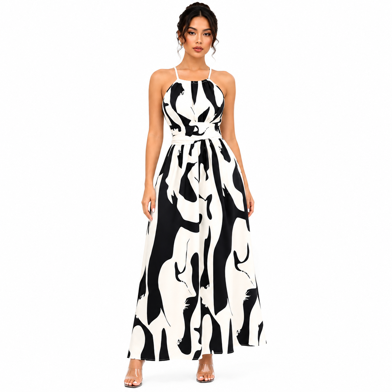 Women's Flowy Halter Dress