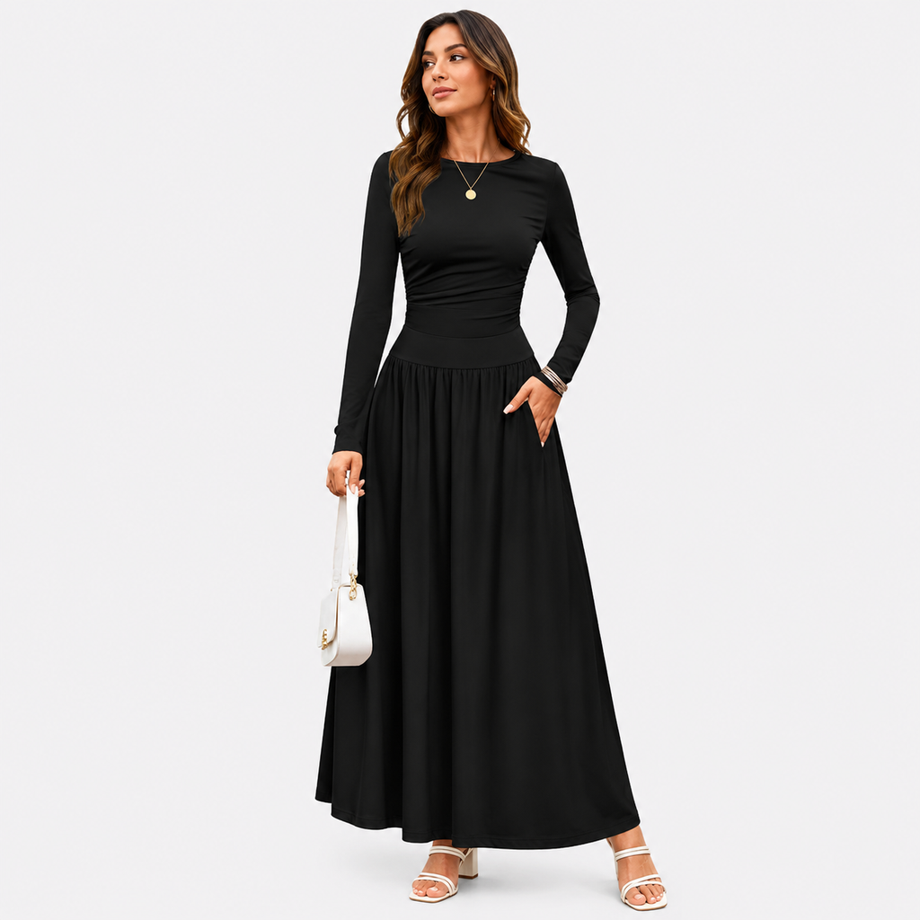 Elegant long sleeve dress for everyday wear