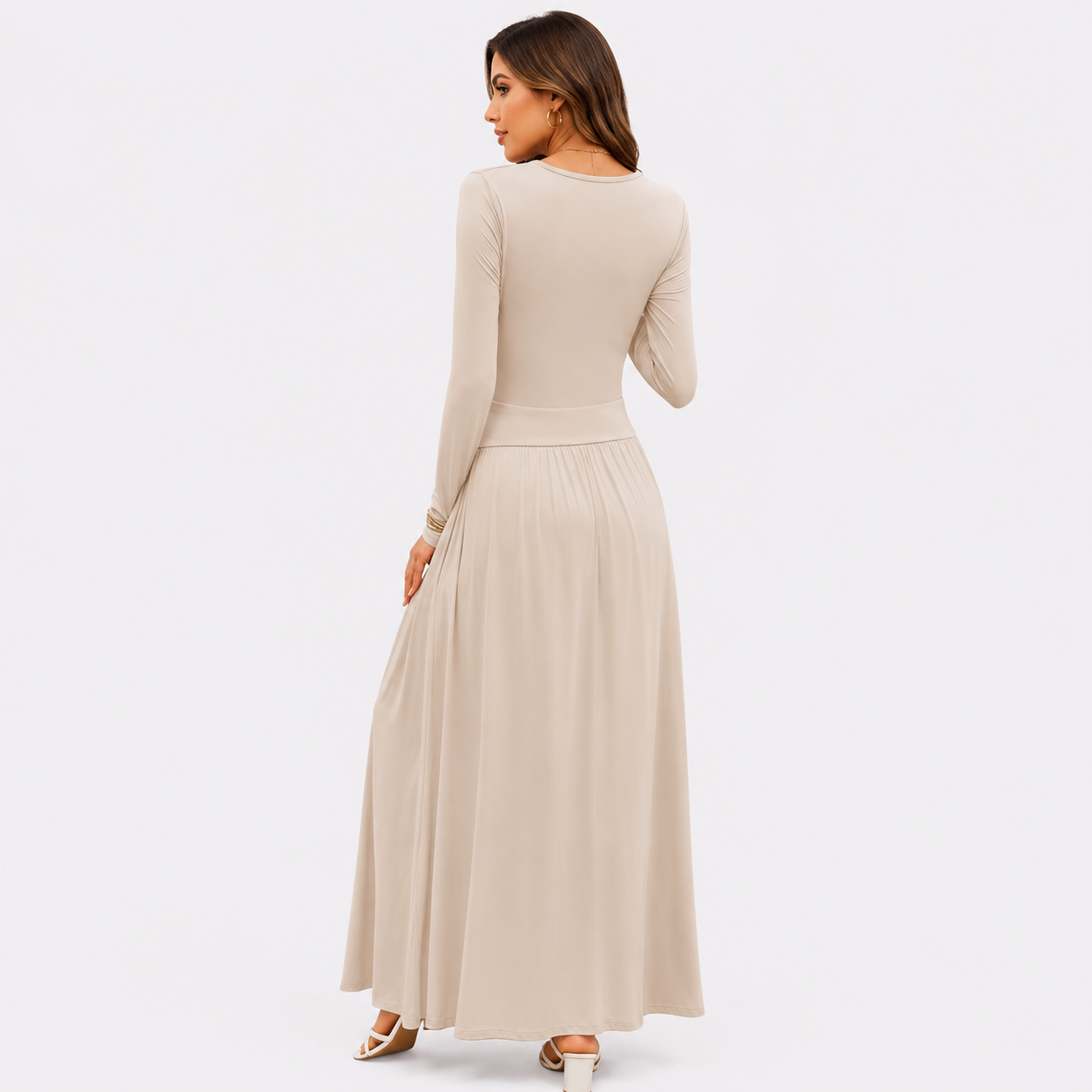 Women's modest full length dress