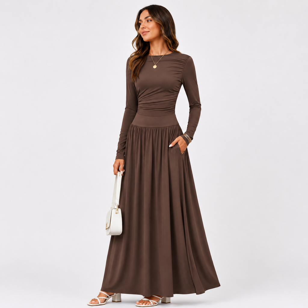 Elegant long sleeve dress for everyday wear